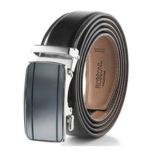 Load image into Gallery viewer, Men’s Genuine Leather Ratchet Belt with Automatic Buckle - krisglamcloset