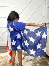 Load image into Gallery viewer, Girls' America Forever Flag Cover Up - krisglamcloset
