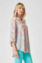Load image into Gallery viewer, 3/4 Sleeve Printed LIZZY Top - krisglamcloset