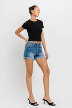 Load image into Gallery viewer, VERVET CORTNEY SUPER HIGH RISE BUTTON UP MOM SHORTS - krisglamcloset