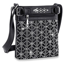 Load image into Gallery viewer, Modern Rhinestone Design Crossbody Sling - krisglamcloset
