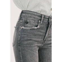 Load image into Gallery viewer, KanCan High Rise DARK GREY Frayed Hem - krisglamcloset