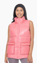Load image into Gallery viewer, Glossy Faux Patent Leather Longline Vest - krisglamcloset