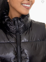 Load image into Gallery viewer, Glossy Faux Patent Leather Longline Vest - krisglamcloset