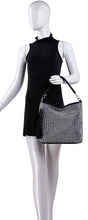 Load image into Gallery viewer, Tassel Accented Sparkling Hobo Handbag - krisglamcloset