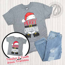 Load image into Gallery viewer, Kids Merry Christmas Santa T-Shirt - krisglamcloset