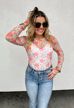 Load image into Gallery viewer, VINTAGE FLORAL MESH TOPS - krisglamcloset