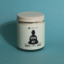 Load image into Gallery viewer, Zen Af (Green) relaxing and funny candle -9 oz - krisglamcloset
