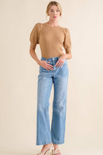 Load image into Gallery viewer, Puffed Half Sleeve Rib Basic Bodysuit - krisglamcloset