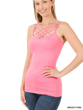 Load image into Gallery viewer, SEAMLESS TRIPLE CRISS-CROSS FRONT CAMI J - krisglamcloset