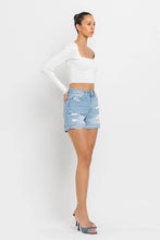 Load image into Gallery viewer, VERVET REBECCA HIGH RISE DOUBLE CUFFED BOYFRIEND SHORTS - krisglamcloset