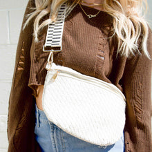 Load image into Gallery viewer, Westlyn Woven Bum Bag Gray - krisglamcloset