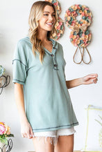 Load image into Gallery viewer, SOLID WAFFLE HOODIE TOP - krisglamcloset