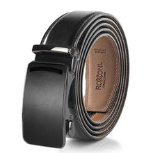 Load image into Gallery viewer, Men’s Genuine Leather Ratchet Belt with Automatic Buckle - krisglamcloset