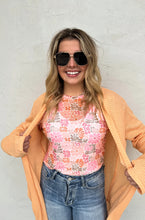 Load image into Gallery viewer, VINTAGE FLORAL MESH TOPS - krisglamcloset