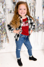 Load image into Gallery viewer, kids Be Merry Family Christmas T-Shirt - krisglamcloset