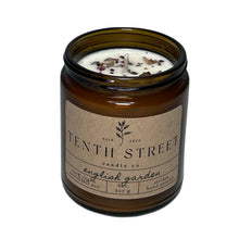 Load image into Gallery viewer, Soy Wax Candle 8 oz. Amber Glass Jar - krisglamcloset