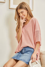 Load image into Gallery viewer, Knit Top Mix With Crochet Detailing - krisglamcloset