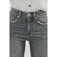 Load image into Gallery viewer, KanCan High Rise DARK GREY Frayed Hem - krisglamcloset