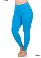 Load image into Gallery viewer, Zenana Plus Wide Waistband Pocket Full Length Leggings - krisglamcloset