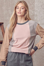 Load image into Gallery viewer, PLUS Oversized Color Block Top - krisglamcloset
