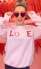 Load image into Gallery viewer, Soft Ideal Chenille Love Sweatshirt - krisglamcloset
