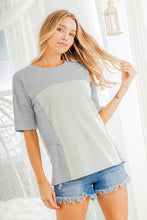Load image into Gallery viewer, ET6509-10 SOLID CONTRAST TOP - krisglamcloset