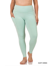 Load image into Gallery viewer, Zenana Plus Wide Waistband Pocket Full Length Leggings - krisglamcloset
