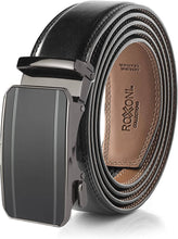 Load image into Gallery viewer, Men’s Genuine Leather Ratchet Belt with Automatic Buckle - krisglamcloset