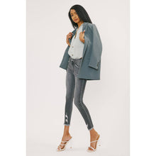 Load image into Gallery viewer, KanCan High Rise DARK GREY Frayed Hem - krisglamcloset