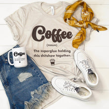 Load image into Gallery viewer, Funny Coffee Shirt (Cement) - krisglamcloset