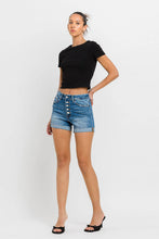 Load image into Gallery viewer, VERVET CORTNEY SUPER HIGH RISE BUTTON UP MOM SHORTS - krisglamcloset