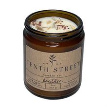 Load image into Gallery viewer, Soy Wax Candle 8 oz. Amber Glass Jar - krisglamcloset