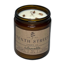 Load image into Gallery viewer, Soy Wax Candle 8 oz. Amber Glass Jar - krisglamcloset