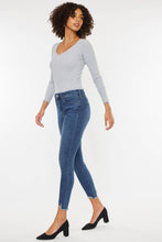 Load image into Gallery viewer, KanCan HIgh Rise Skinny Stretch Frayed Hem: MEDIUM - krisglamcloset