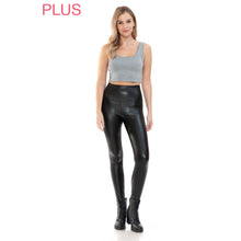 Load image into Gallery viewer, Fleece Lined Faux Leather Leggings - krisglamcloset