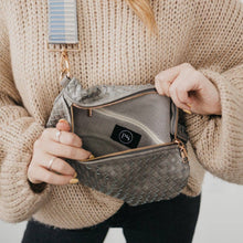 Load image into Gallery viewer, Westlyn Woven Bum Bag Gray - krisglamcloset