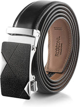 Load image into Gallery viewer, Men’s Genuine Leather Ratchet Belt with Automatic Buckle - krisglamcloset