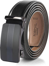 Load image into Gallery viewer, Men’s Genuine Leather Ratchet Belt with Automatic Buckle - krisglamcloset