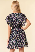 Load image into Gallery viewer, Blossom Bliss Tie-Back Mini Dress - krisglamcloset