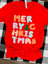 Load image into Gallery viewer, Merry Christmas Poppy Short Sleeve - krisglamcloset