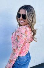 Load image into Gallery viewer, VINTAGE FLORAL MESH TOPS - krisglamcloset