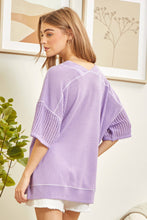 Load image into Gallery viewer, Knit Top Mix With Crochet Detailing - krisglamcloset