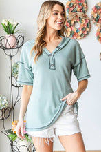 Load image into Gallery viewer, SOLID WAFFLE HOODIE TOP - krisglamcloset