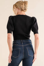 Load image into Gallery viewer, Puffed Half Sleeve Rib Basic Bodysuit - krisglamcloset