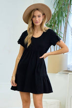 Load image into Gallery viewer, D Ring Strap Sleeve Detail Easy Dress - krisglamcloset