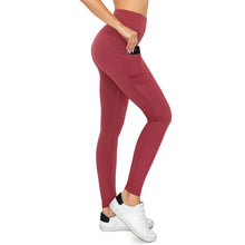 Load image into Gallery viewer, High Waist Activewear Leggings - Side Pockets - krisglamcloset
