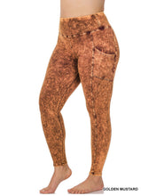 Load image into Gallery viewer, ZENANA MINERAL WASH WIDE WAISTBAND FULL LENGTH LEGGINGS - krisglamcloset