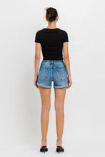 Load image into Gallery viewer, VERVET CORTNEY SUPER HIGH RISE BUTTON UP MOM SHORTS - krisglamcloset