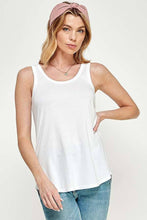 Load image into Gallery viewer, Scoop Neck Solid Tank Top - krisglamcloset